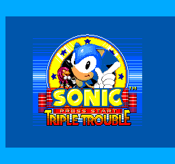 Sonic Triple Trouble SMS